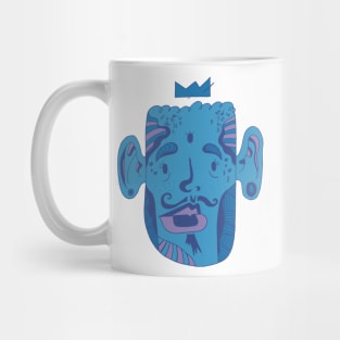 Mountain Blue Strange King Pierre Mug